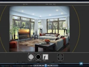 scena interna del soggiorno v-ray Modello 3D