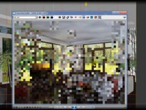living room v-ray interior scene 3D Model