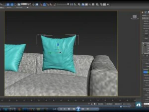living room v-ray interior scene 3D Model