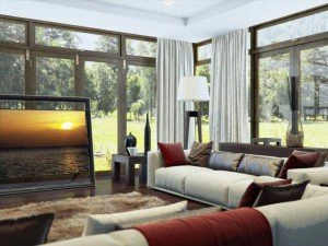 living room v-ray interior scene 3D Model