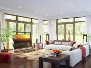 living room v-ray interior scene 3D Model
