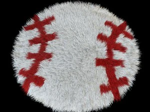 carpet round baseball 3D Model