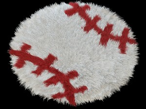 carpet round baseball 3D Model