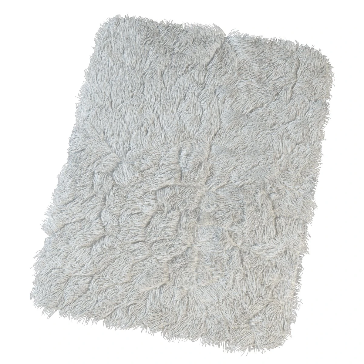 carpet with long pile 3D Model .c4d .max .obj .3ds .fbx .stl .blend