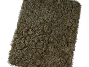 carpet with long pile 3D Model