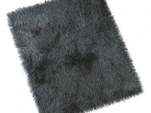 carpet with long pile 3D Model
