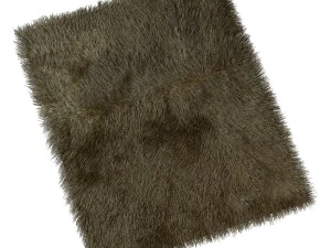 carpet with long pile 3D Model