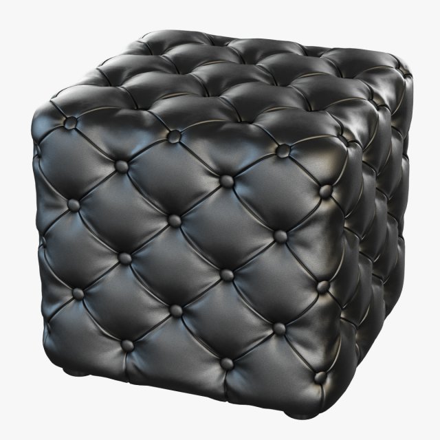 pouf porada alcide Modello 3D .c4d .max .obj .3ds .fbx .stl .blend 