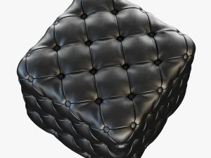 pouf porada alcide Modello 3D
