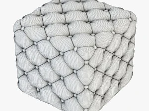 pouf porada alcide 3D Model