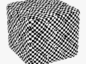 pouf porada alcide Modello 3D