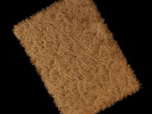 hoogpolig tapijt 3D Model