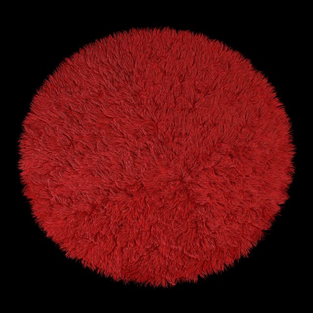 round rug Model 3D .c4d .max .obj .3ds .fbx .stl .blend 