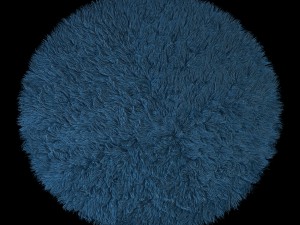 round rug Model 3D