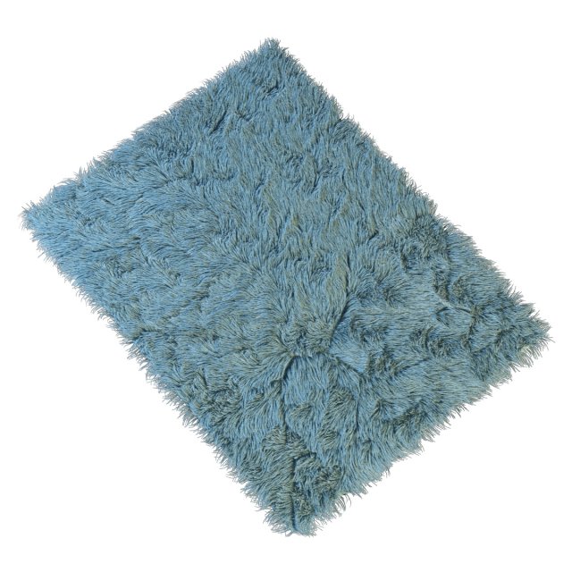 carpet with long pile 3D Model .c4d .max .obj .3ds .fbx .stl .blend 