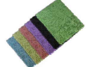 carpet with long pile 3D Model