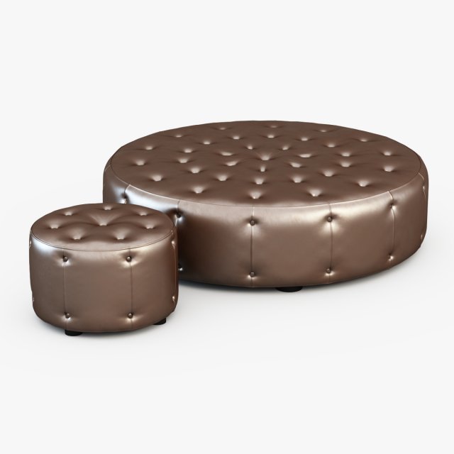 round pouf 3D मॉडल .c4d .max .obj .3ds .fbx .stl .blend 