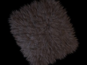 carpet of sheep skins Model 3D