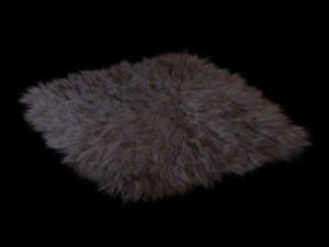 carpet of sheep skins Modelo 3D