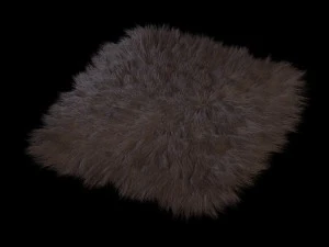 carpet of sheep skins 3D Model