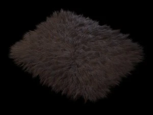 carpet of sheep skins 3D Model