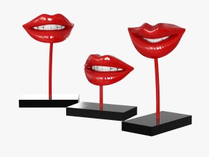 figurine lips 3D Model