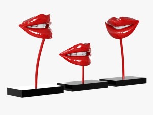 figurine lips Modèle 3D