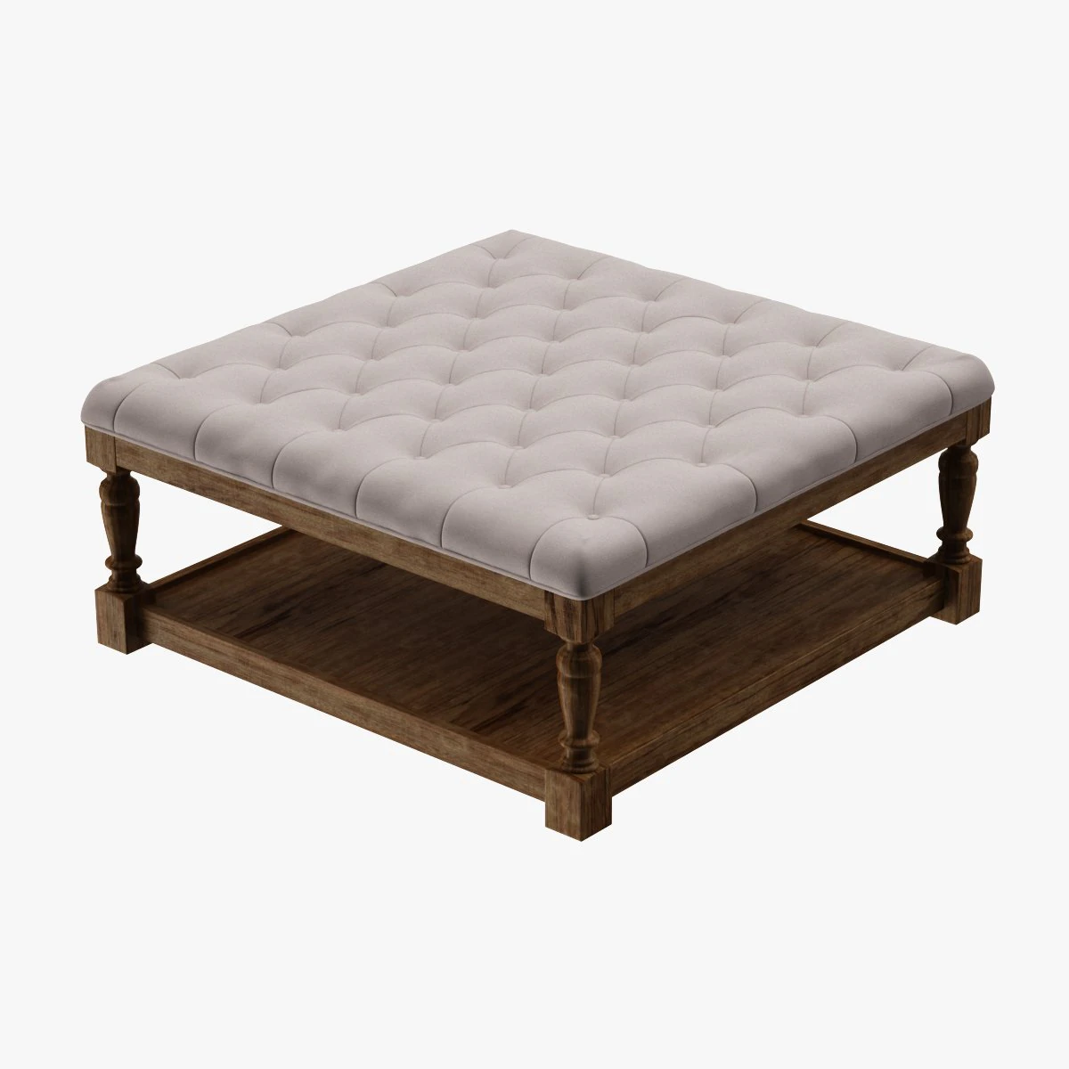 pouf dialma brown mobili db001578 3D Model .c4d .max .obj .3ds .fbx .stl .blend 