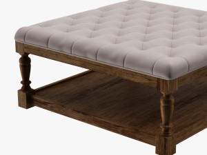 pouf dialma brown mobili db001578 Modelo 3D