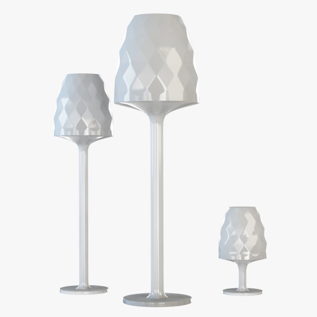 vondom standing lamp 3D Model .c4d .max .obj .3ds .fbx .stl .blend 