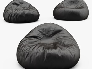 grand leather bean bag chair Modelo 3D