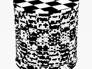 jeffan lina round end table 3Dモデル