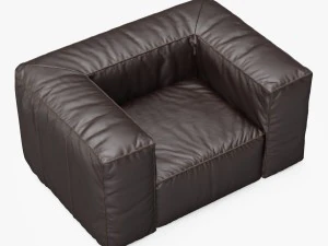 scruffy armchair 3D Model