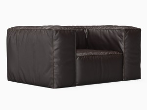 scruffy armchair 3D 모델