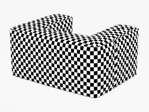 scruffy armchair 3D 모델