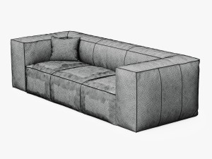 scruffy sofa 3Dモデル