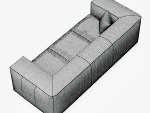 scruffy sofa 3Dモデル