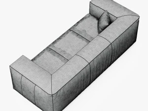 scruffy sofa 3D Model