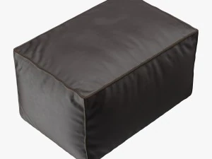 footstool scruffy 3D Model