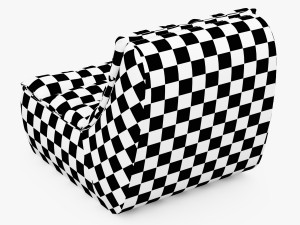 magna antique whiskey armchair 3D Model