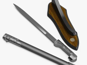 decorative knife 3D Model