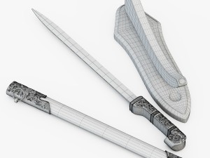 decorative knife 3D 模型