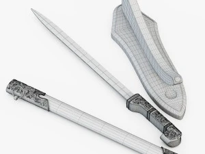 decorative knife 3D Model