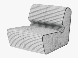 four hands ccar-y5 canyon chair 3D Model