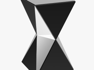 mirrored reflective side table Modelo 3D
