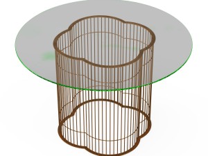 dining table christopher guy Modèle 3D