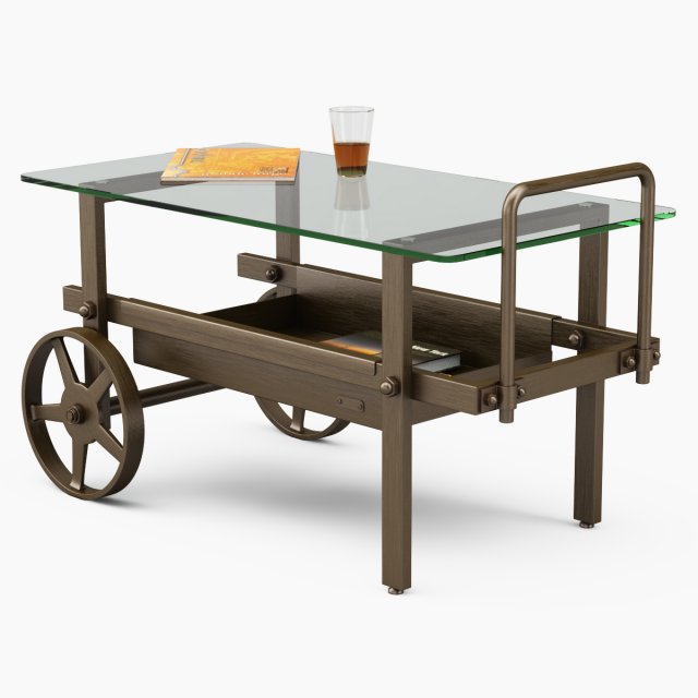 serving tables robers indoor 3D Model .c4d .max .obj .3ds .fbx .stl .blend 