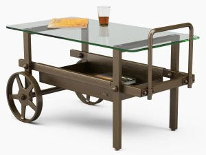 servis masaları bornozlar i&ccedil; mekan 3D Model