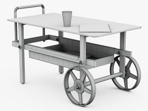 serving tables robers indoor 3D Model