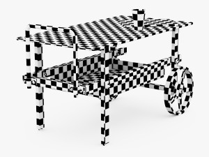 serving tables robers indoor 3D Model